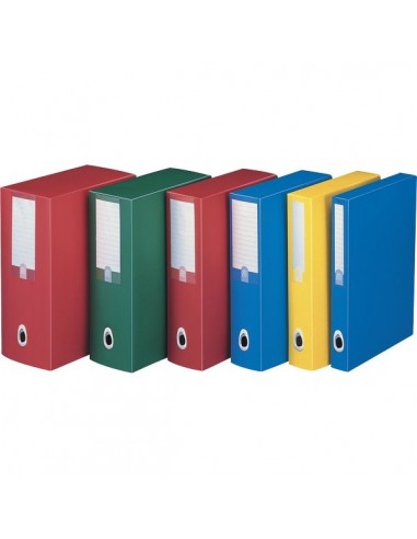 SCATOLA ARCHIVIO PPL - DORSO 10 CM - COLORE AZZURRO - PROGETTO PLUS - FELLOWES CHIUSURA A BOTTONE