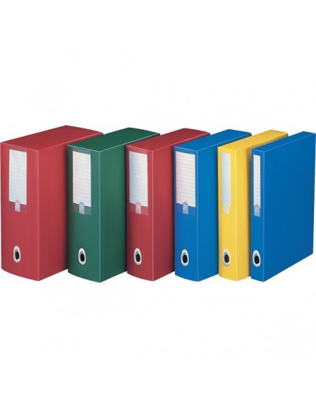 SCATOLA ARCHIVIO PPL - DORSO 10 CM - COLORE AZZURRO - PROGETTO PLUS - FELLOWES CHIUSURA A BOTTONE