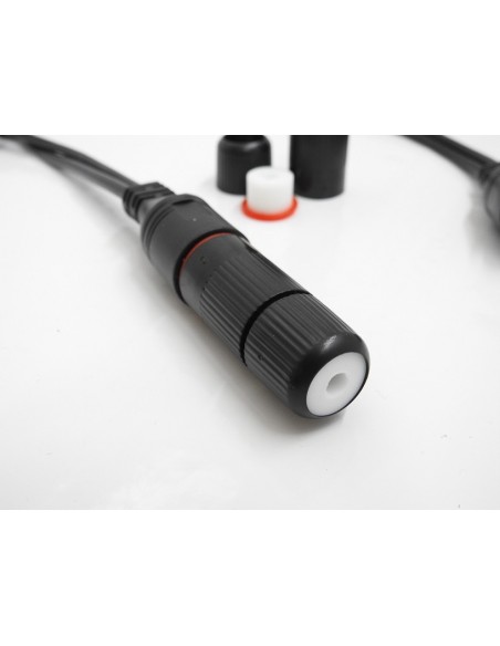 POE SPLITTER ESTERNO WATERPROOF  12V RJ45 PORT + DC PLUG 5.5-2.1 mm 30 METRI CONNESSIONE RETE 