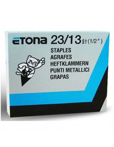 ETONA 23/13 Punti metallici per cucitrice a pinza - 13 mm