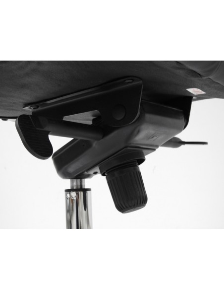 Poltrona da ufficio presidenziale ergonomica girevole ecopelle BRACCIOLI CROMATI E IMBOTTITI 8091