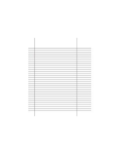 REGISTRO CONTO CORRENTE BANCA SALDO SCALARE 245 x 310mm DARE/AVERE E SALDO SCALARE 25 PAGINE 50cop/fg