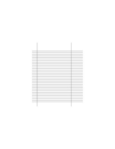 REGISTRO CONTO CORRENTE BANCA SALDO SCALARE 245 x 310mm DARE/AVERE E SALDO SCALARE 25 PAGINE 50cop/fg