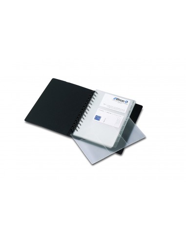 Portabiglietti da visita Fellowes 40351 con anelli - Nero