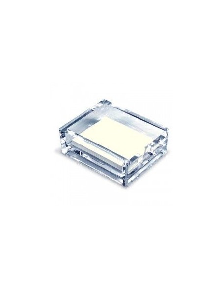 Porta foglietti in plexiglass Scatto