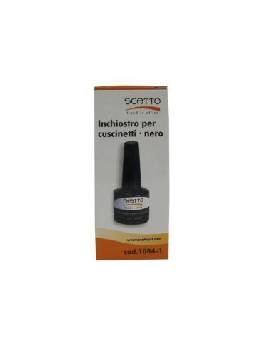 Inchiostro per cuscinetti - Nero - Scatto - 1084-1