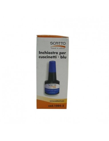 Inchiostro per cuscinetti - BLU - Scatto - 1084-1