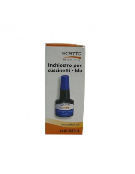 Inchiostro per cuscinetti - BLU - Scatto - 1084-1
