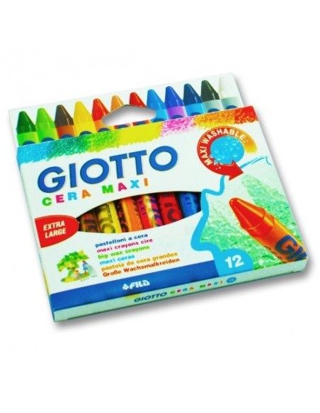12 PASTELLI A CERA GIOTTO