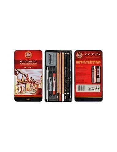 Koh-I-Noor Gioconda Mini Art Set in Metal Case