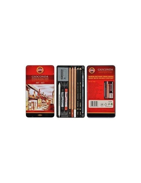 Koh-I-Noor Gioconda Mini Art Set in Metal Case