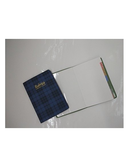 Rubrica address book tascabile SIRE - blu scozzese