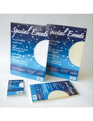 Busta e carta metallizzata ""Special Events" 110x220 mm 120g