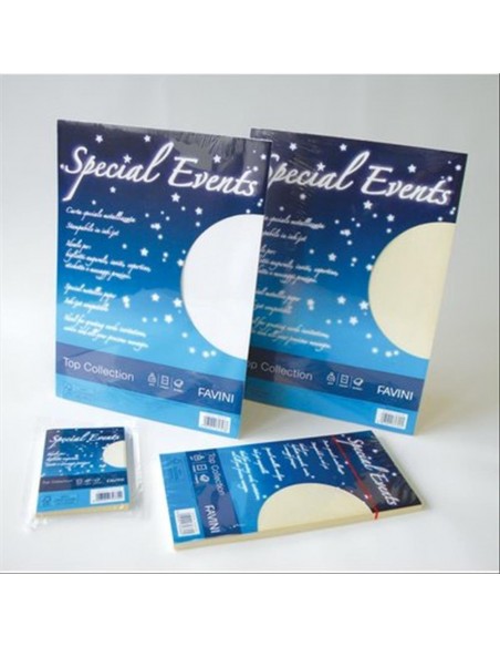 Busta e carta metallizzata ""Special Events" 110x220 mm 120g