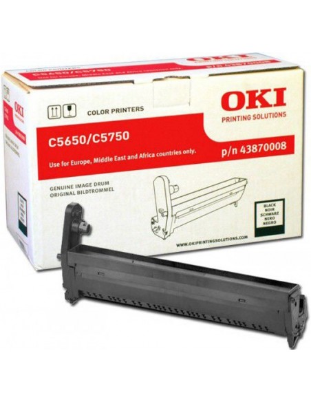 Drum originale nero Oki 43870008 per C5650/C5750