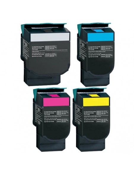 TONER 540H MAGENTA COMPATIBILE PER LEXMARK C540 N,543 Dn,544 N,544 DN,544 DTN C540H1MG 2.000 COPIE