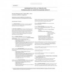 Formulario Identificazione Rifiuti - 4 COPIE AUTORICALCANTI - MODULISTICA FISCALE
