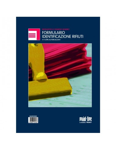 Formulario Identificazione Rifiuti - 4 COPIE AUTORICALCANTI - MODULISTICA FISCALE