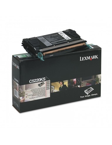 Toner ORIGINALE LEXMARK C5220KS 4000 COPIE NERO - SCATOLA APERTA