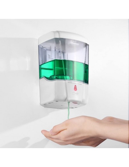 Dispenser automatico da parete no touch per sapone gel mani igenizzante 700ml 