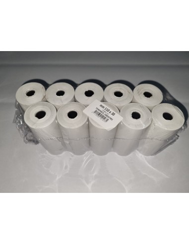 10 rotoli termici per pos 110mm x...