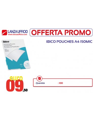 POUCHES IBICO A4 150 MICRON...