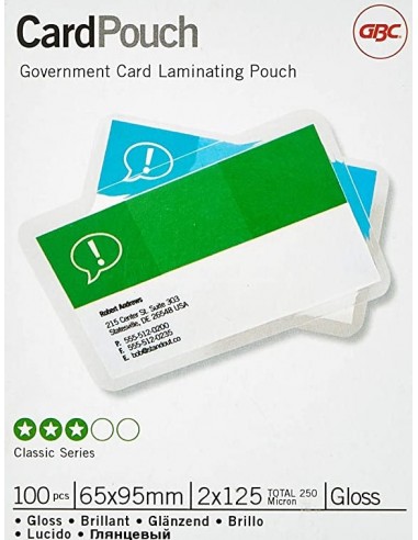 Pouches lucide 250 micron formato...