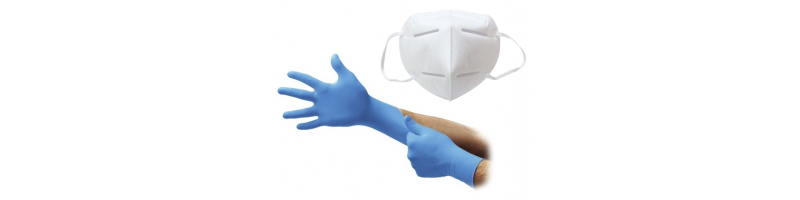 Strumenti di protezione - mascherine e guanti nitrile